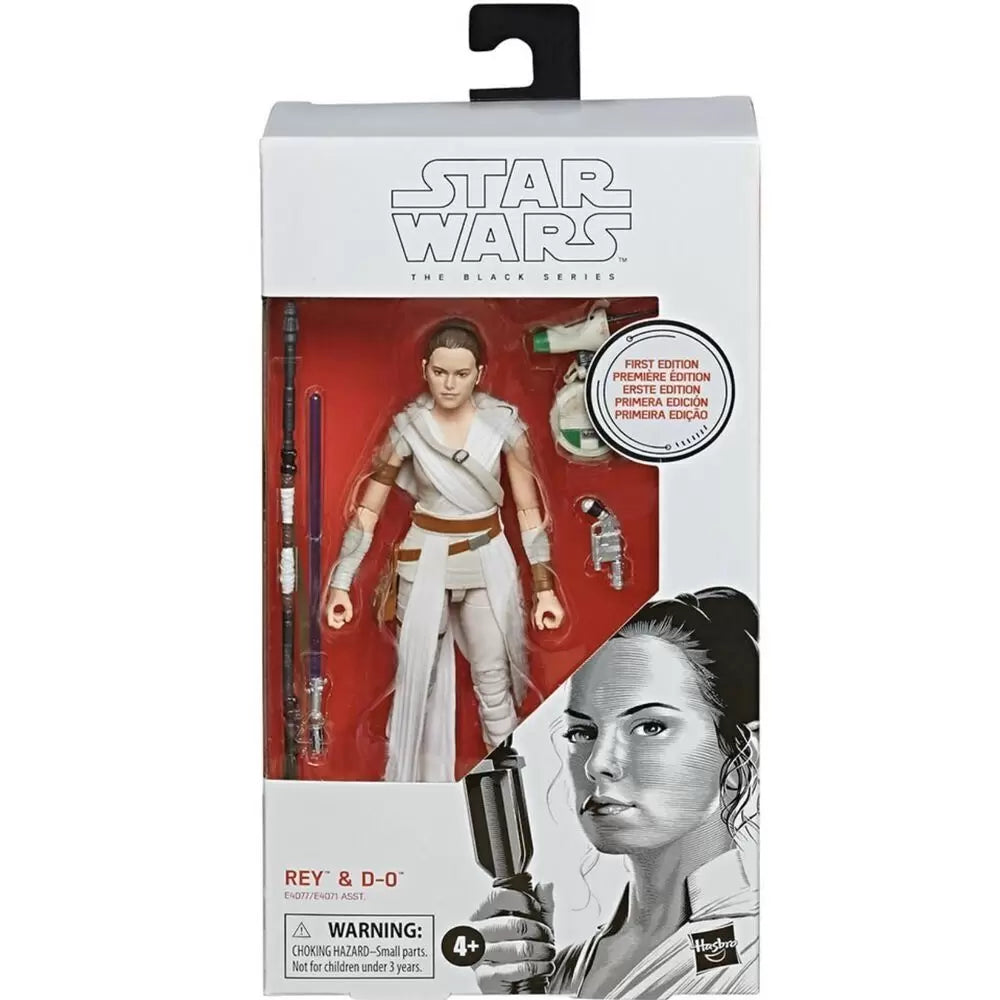 Hasbro Star Wars The Black Series Rey & D-0 First Edition Action Figure