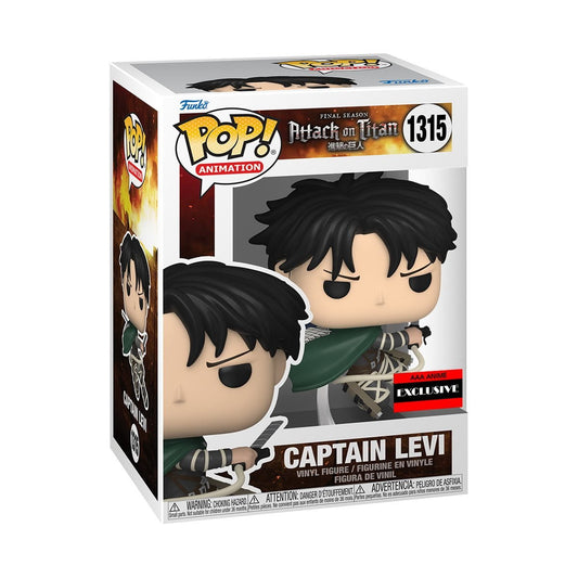 Funko Pop! Animation Attack On Titan Captain Levi #1315 AAA Anime Exclusive