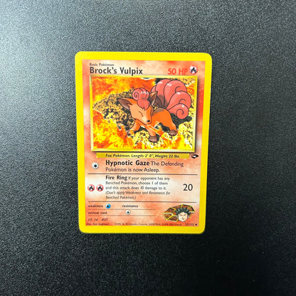 Pokemon TCG Brock's Vulpix 37/132 Gym Challenge