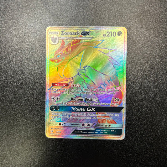 Pokemon TCG Zoroark GX Rainbow Secret 77/73