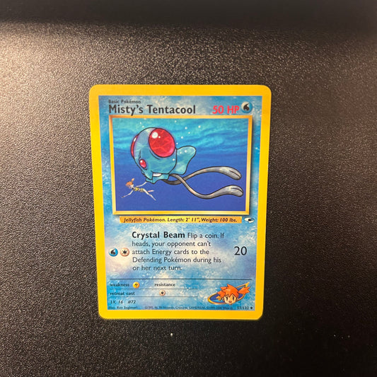 Pokemon TCG Misty's Tentacool 57/132 Gym Heroes