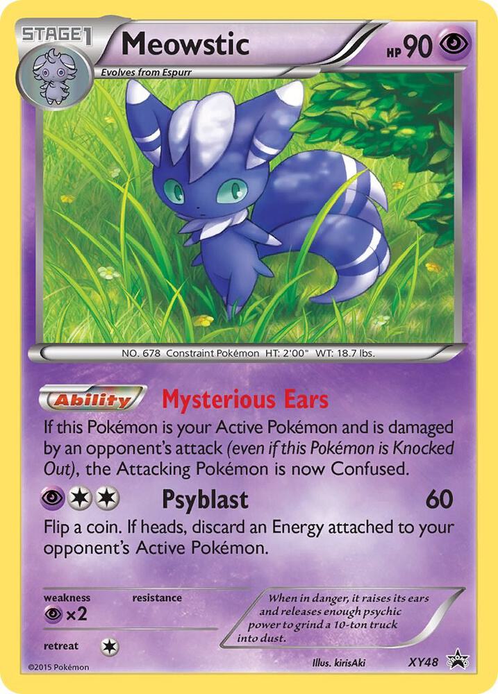 Pokemon Meowstic XY48 XY Black Star Promos