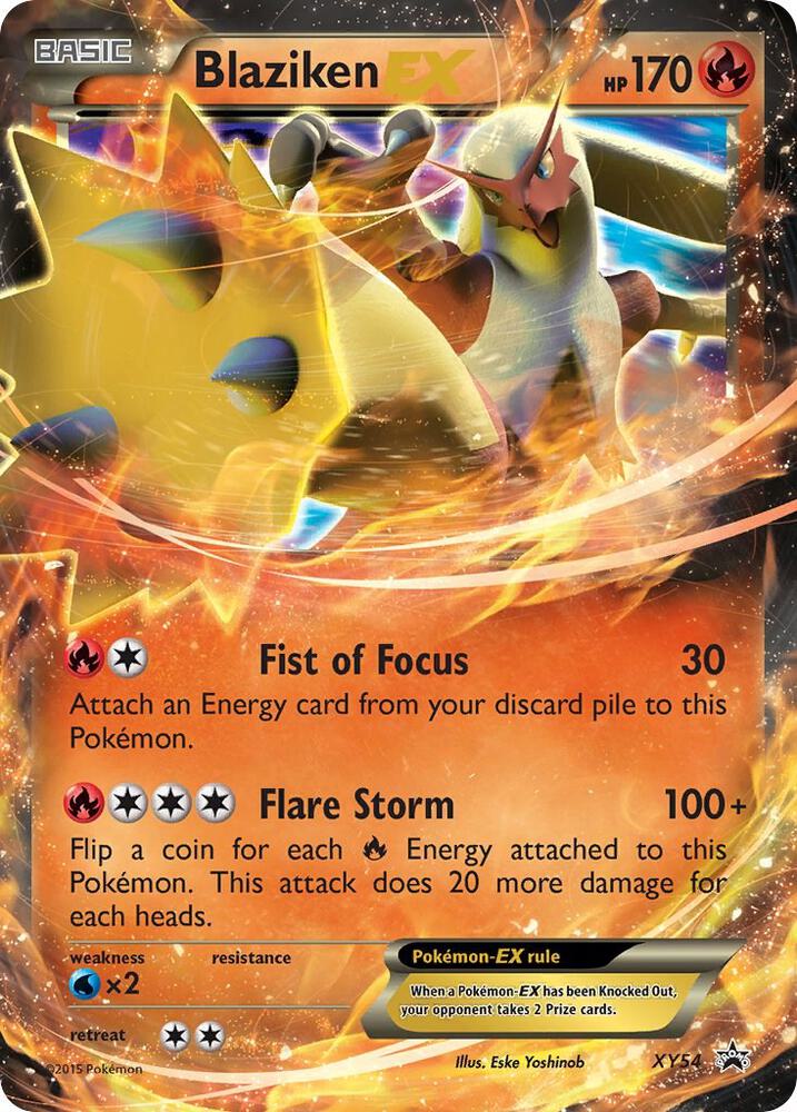 Pokemon Blaziken EX XY54 XY Black Star Promos