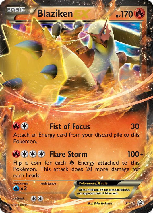 Pokemon Blaziken EX XY54 XY Black Star Promos
