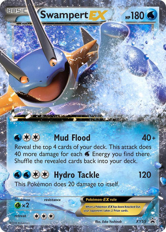 Pokemon Swampert EX XY55 XY Black Star Promos