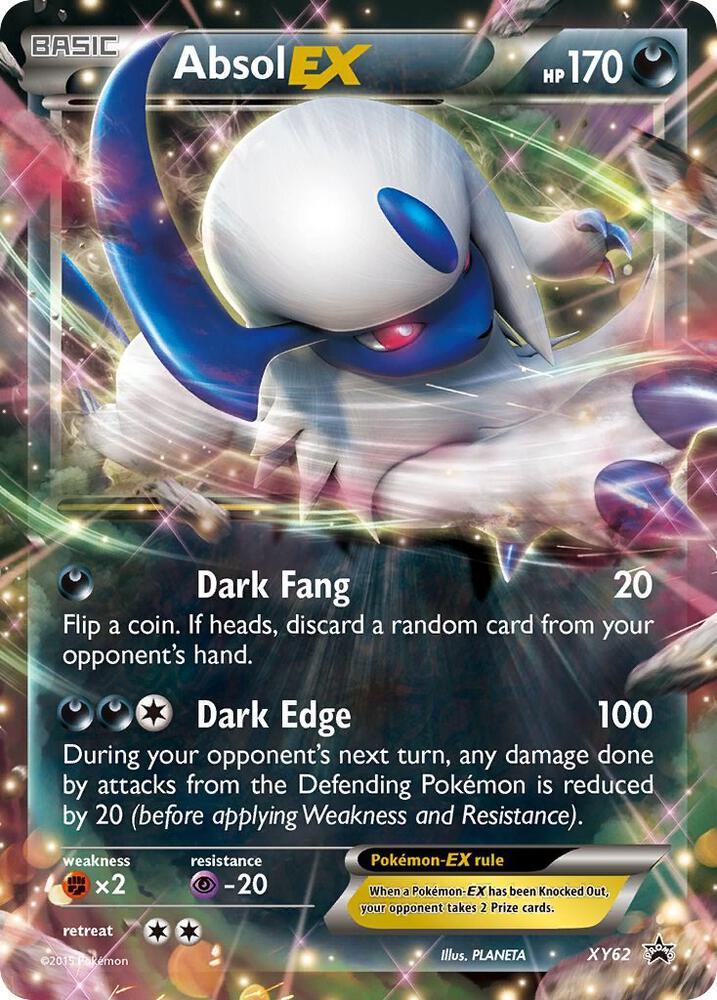 Pokemon Absol EX XY62 XY Black Star Promos