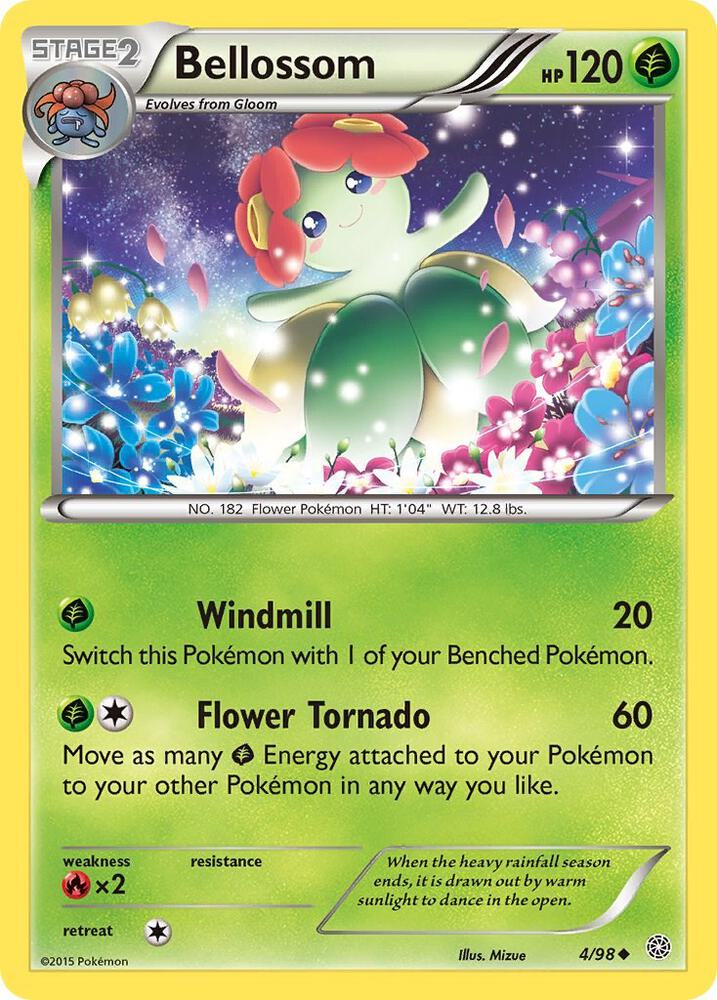 Pokemon Bellossom 4/98 Ancient Origins