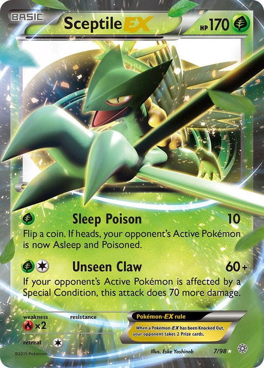 Pokemon Sceptile EX 7/98 Ancient Origins