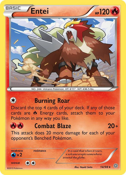 Pokemon Entei 14/98 Ancient Origins