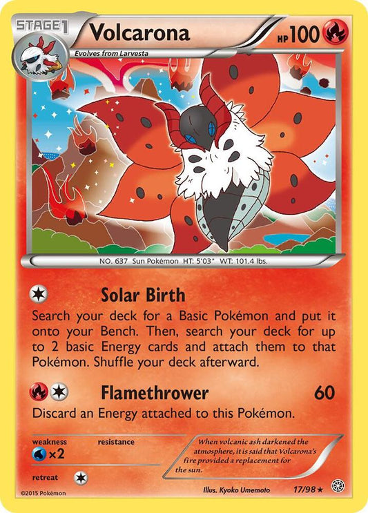Pokemon Volcarona 17/98 Ancient Origins