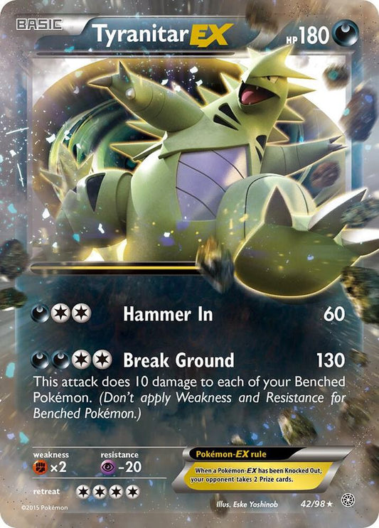 Pokemon Tyranitar EX 42/98 Ancient Origins
