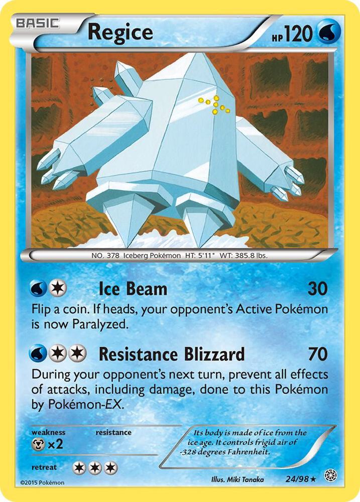 Pokemon Regice 24/98 Ancient Origins
