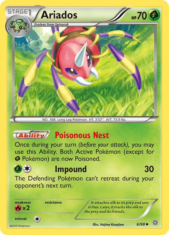 Pokemon Ariados 6/98 Ancient Origins