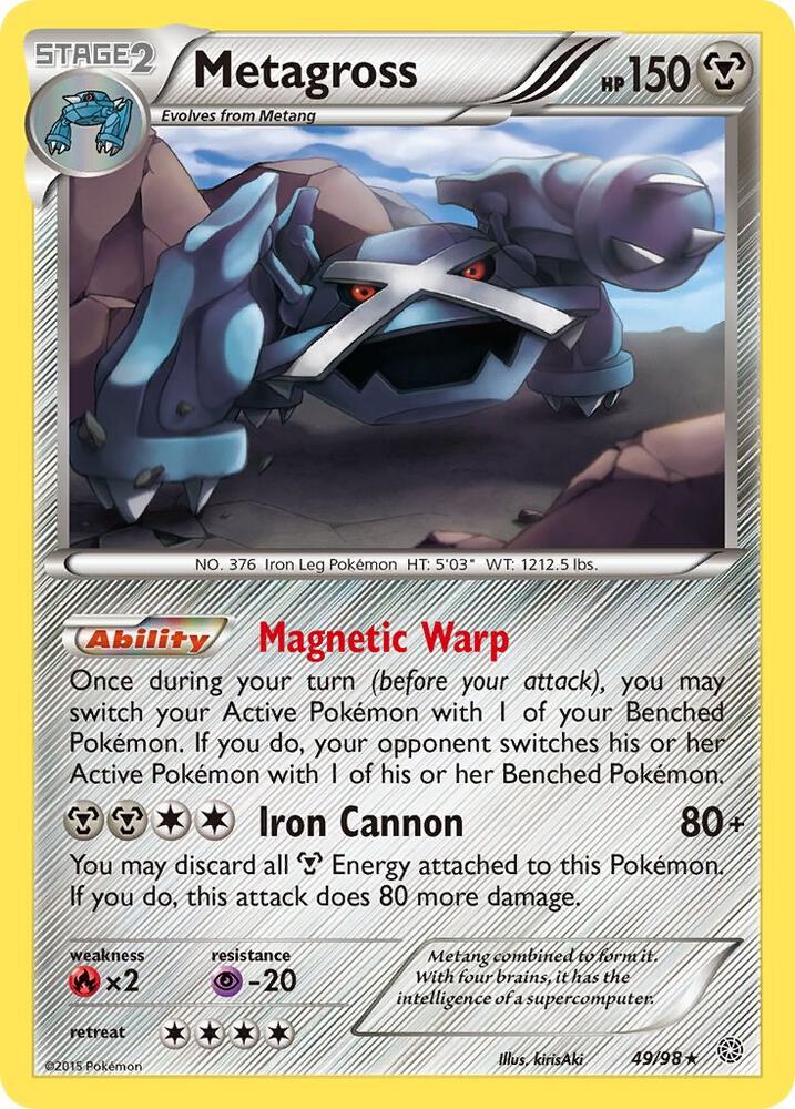 Pokemon Metagross 49/98 Ancient Origins