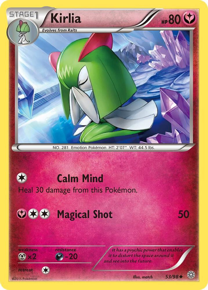 Pokemon Kirlia 53/98 Ancient Origins