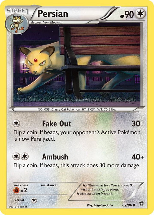 Pokemon Persian 62/98 Ancient Origins