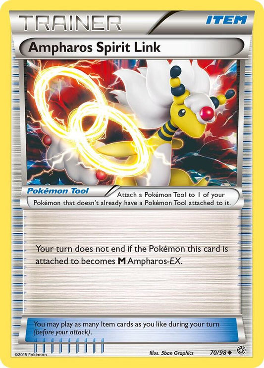 Pokemon Ampharos Spirit Link 70/98 Ancient Origins