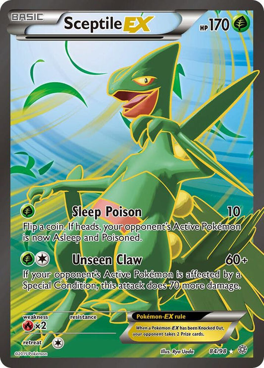 Pokemon Sceptile EX 84/98 Ancient Origins