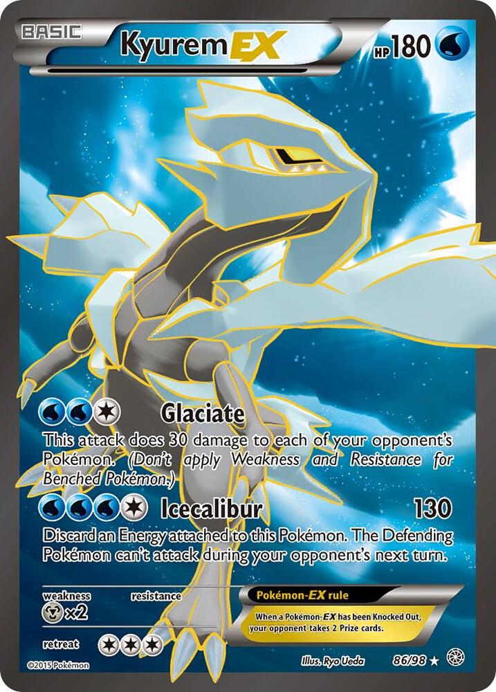 Pokemon Kyurem EX 86/98 Ancient Origins