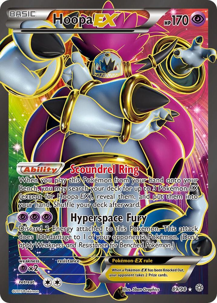 Pokemon Hoopa EX 89/98 Ancient Origins