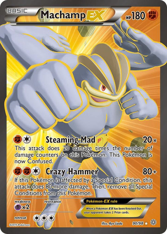Pokemon Machamp EX 90/98 Ancient Origins