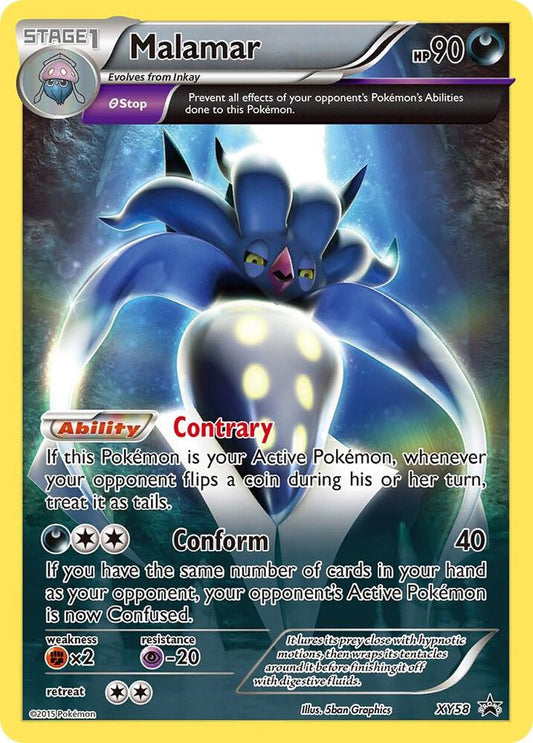 Pokemon Malamar XY58 XY Black Star Promos