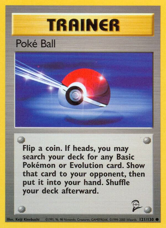 Pokemon Poke Ball #121 Base Set 2