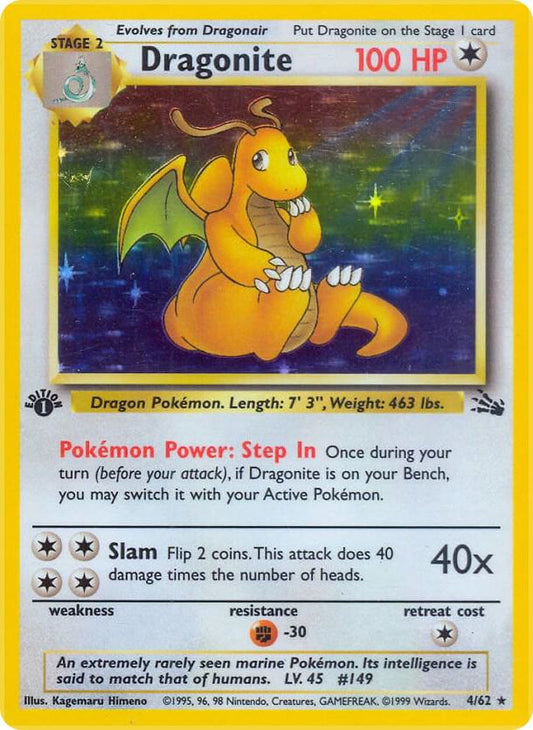 Pokemon Dragonite #4 Fossil
