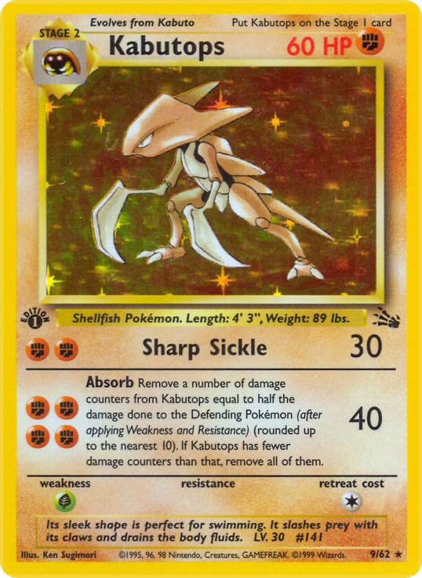 Pokemon Kabutops #9 Fossil