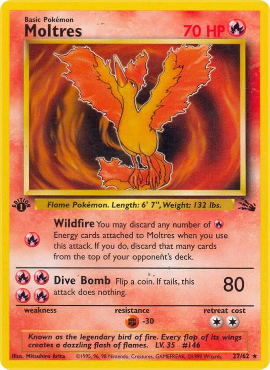 Pokemon Moltres #27 Fossil