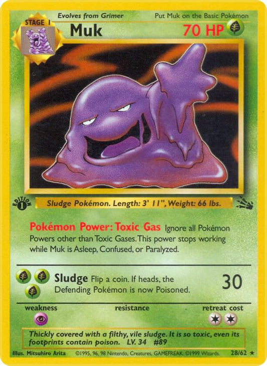 Pokemon Muk #28 Fossil