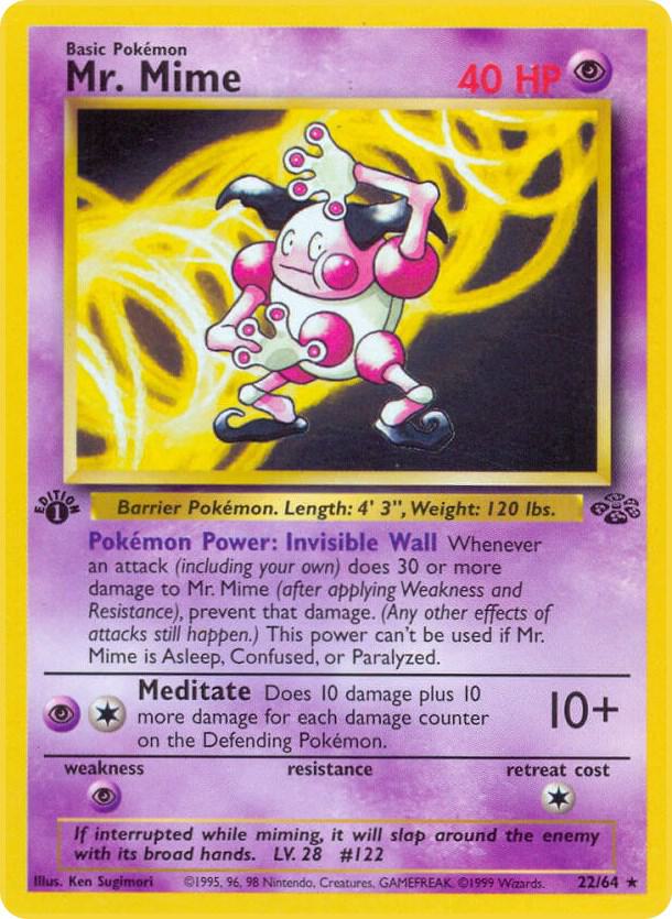 Pokemon Mr. Mime #22 Jungle