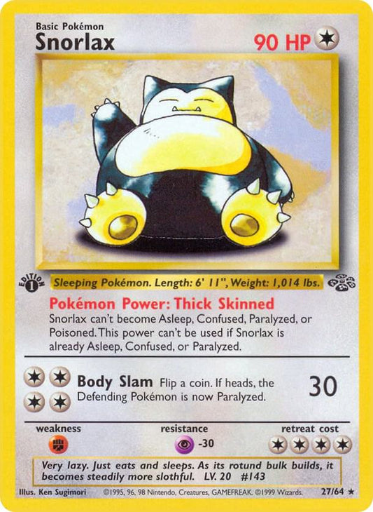 Pokemon Snorlax #27 Jungle