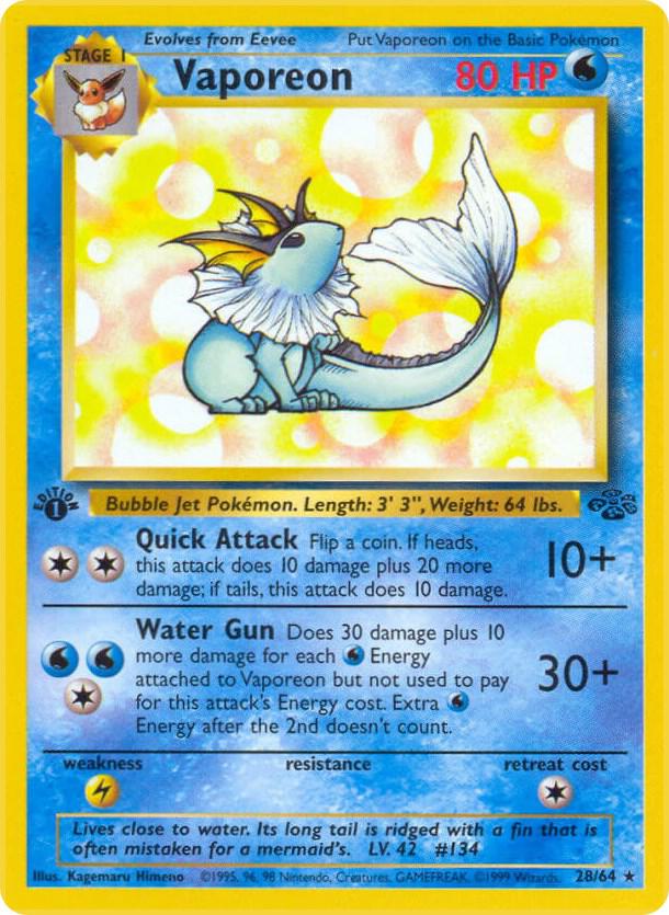 Pokemon Vaporeon #28 Jungle