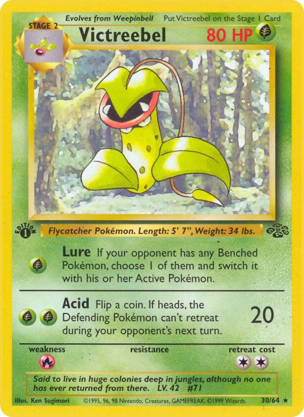 Pokemon Victreebel #30 Jungle
