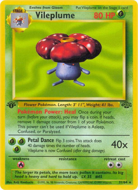 Pokemon Vileplume #31 Jungle