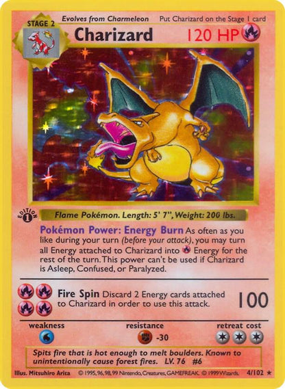 Pokemon Charizard #4 Base Set