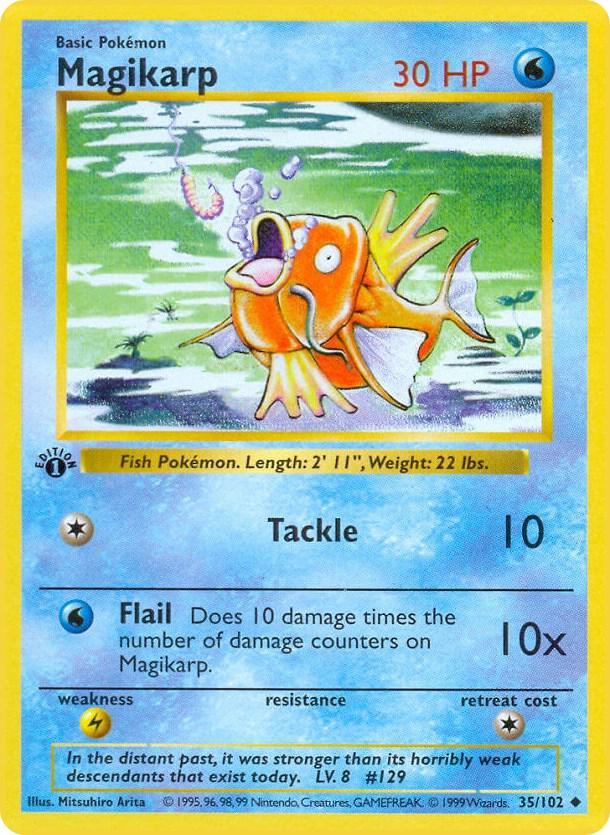 Pokemon Magikarp #35 Base Set