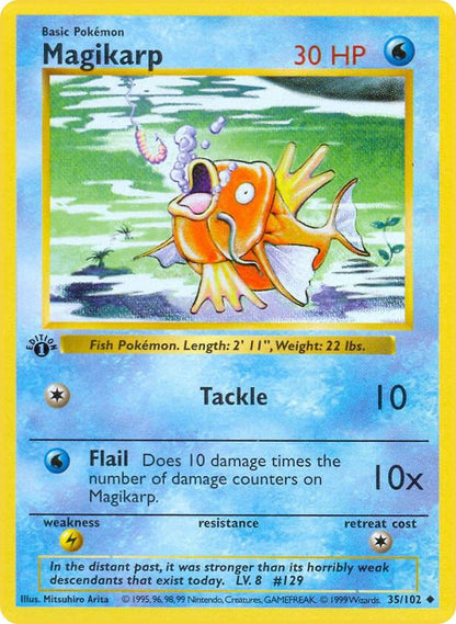 Pokemon Magikarp #35 Base Set