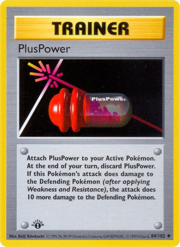 Pokemon PlusPower #84 Base Set