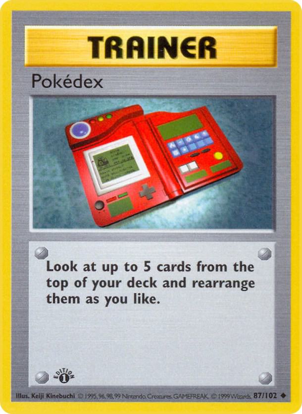 Pokemon Pokedex #87 Base Set