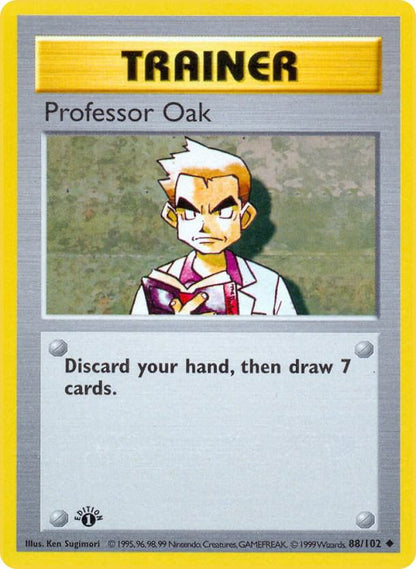 Pokemon Professor Oak #88 Base Set