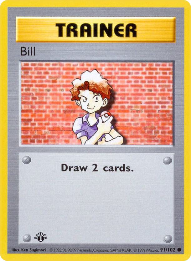 Pokemon Bill #91 Base Set