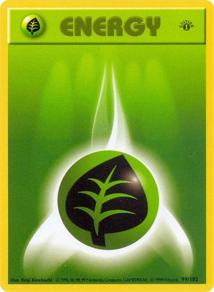 Pokemon Grass Energy #99 Base Set