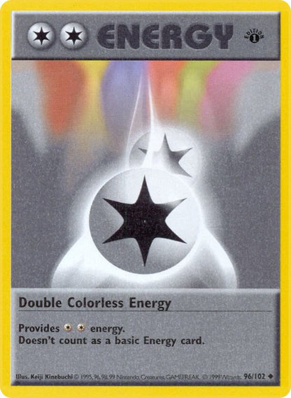 Pokemon Double Colorless Energy #96 Base Set