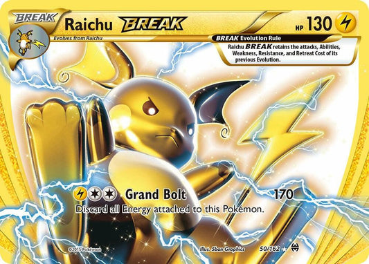 Pokemon Raichu BREAK 50/162 BREAKthrough