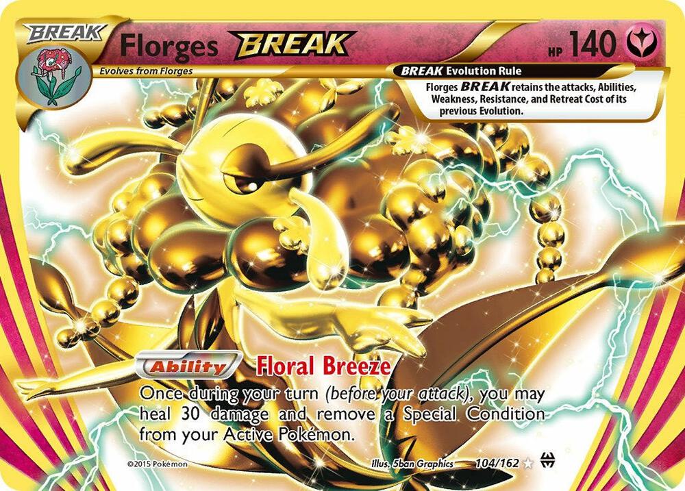 Pokemon Florges BREAK 104/162 BREAKthrough