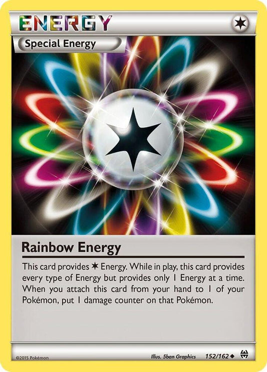 Pokemon Rainbow Energy 152/162 BREAKthrough