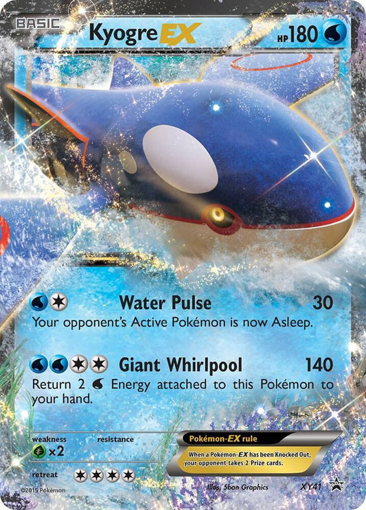 Pokemon Kyogre EX XY41 XY Black Star Promos