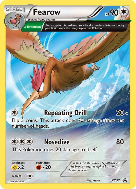 Pokemon Fearow XY57 XY Black Star Promos